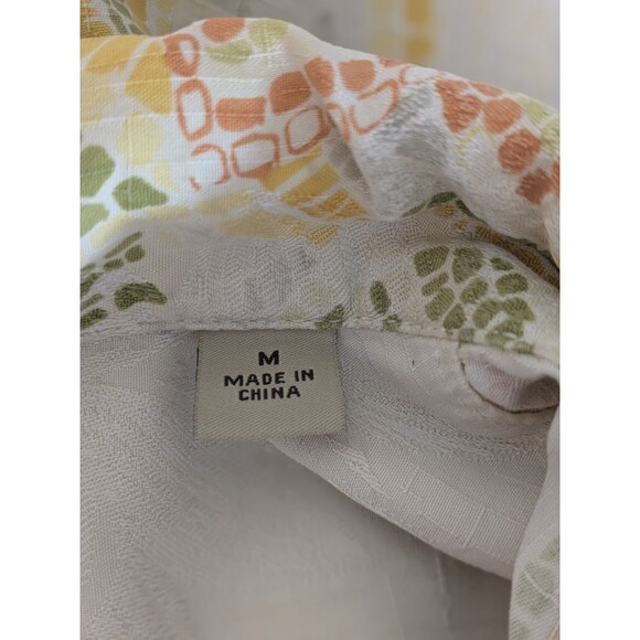 Tommy Bahama Mens Med 100% Silk Button Up Camp Hawaiian Aloha Floral - Picture 6 of 9